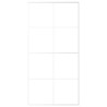 Puerta corredera ESG vidrio y aluminio blanca 102.5x205 cm 3