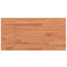 Tablero rectangular de madera maciza de haya 100x50x1.5 cm 2