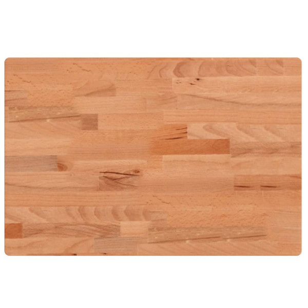 Tablero rectangular de madera maciza de haya 60x40x4 cm M 2