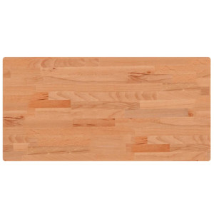 Encimera de baño madera maciza de haya 80x40x2.5 cm H