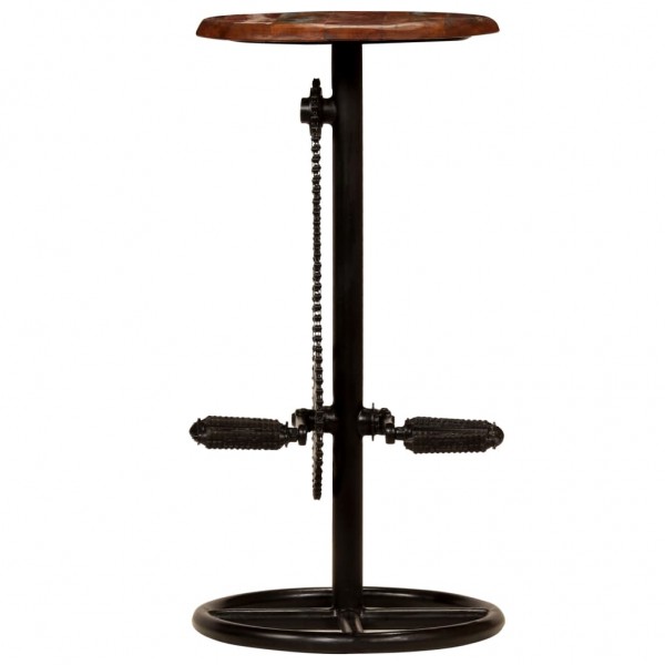 Bancos de bar 2 pcs madeira recuperada maciça M 4