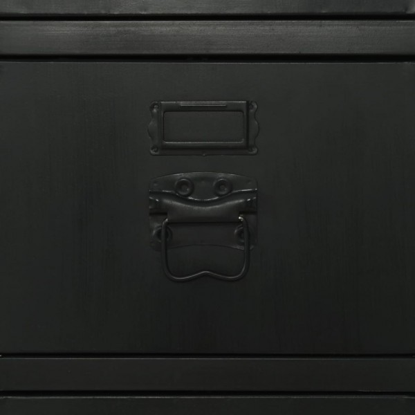 Secretária c/ um pedestal madeira abeto maciça aço 100x50x76cm M 3