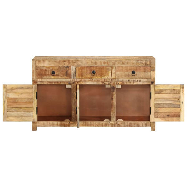 Aparador de madera maciza de mango 110x35x65 cm M 4