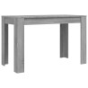 Mesa de comedor madera de ingeniería Sonoma gris 120x60x76 cm 2