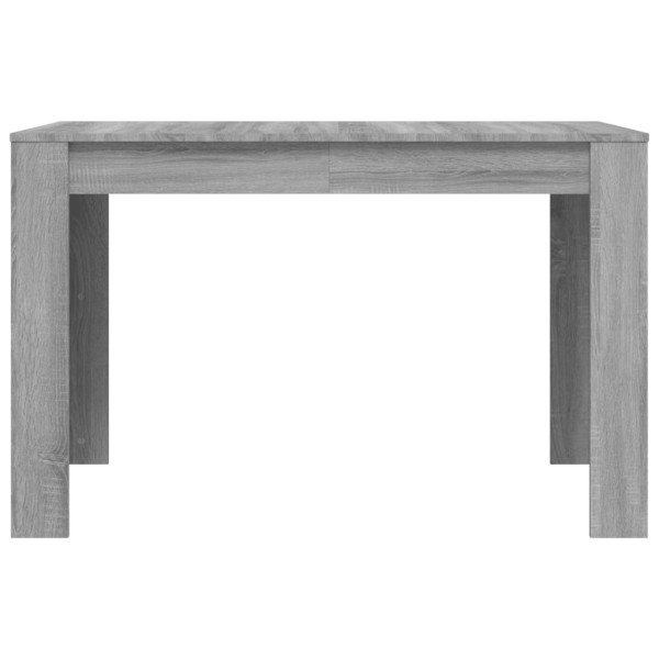 Mesa de jantar 120x60x76 cm derivados de madeira cinza sonoma M 4