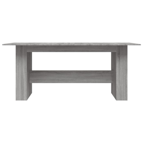 Mesa de jantar 180x90x76 cm derivados de madeira cinza sonoma M 4