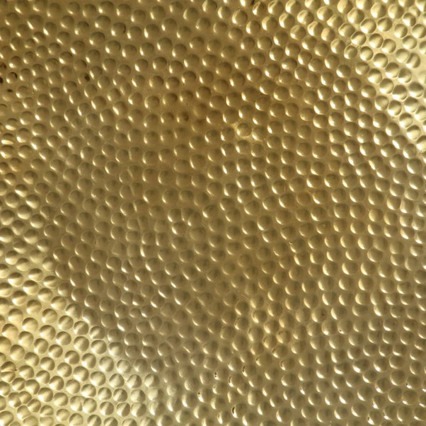 Mesa de centro em alumínio martelado 70x30 cm bronze M 5