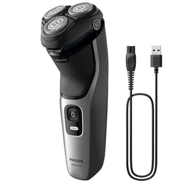 Barbeadora PHILIPS Shaver Series 3000 s3143 prata M 3