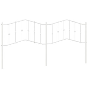 Cabeceira de cama 193 cm metal branco H