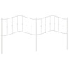 Cabecero de metal blanco 193 cm 2