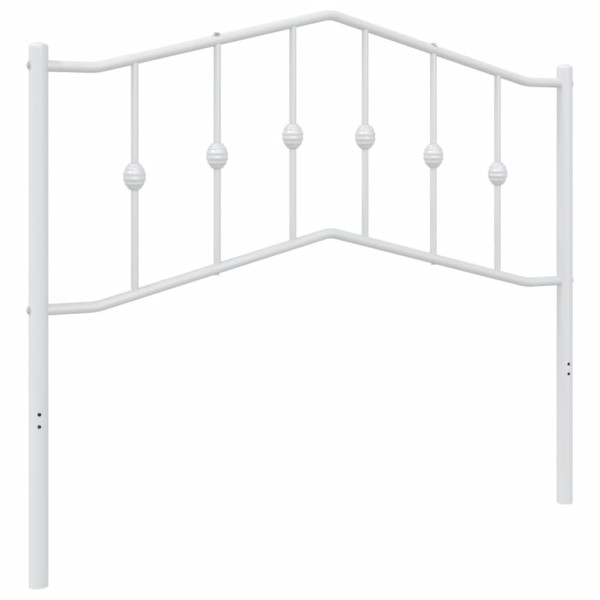 Cabeceira de cama 107 cm metal branco M 2