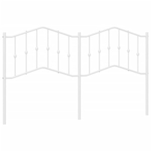 Cabecero de metal blanco 180 cm H