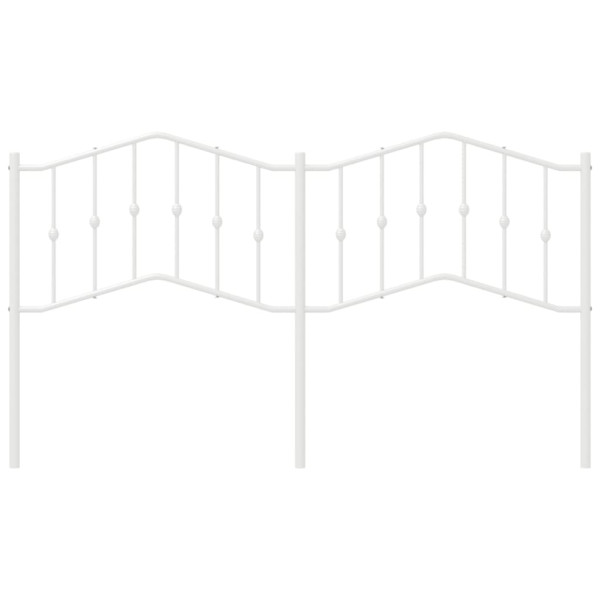 Cabeceira de cama 180 cm metal branco M 3