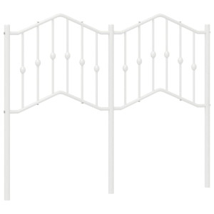 Cabecero de metal blanco 120 cm H