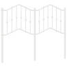 Cabecero de metal blanco 120 cm 2
