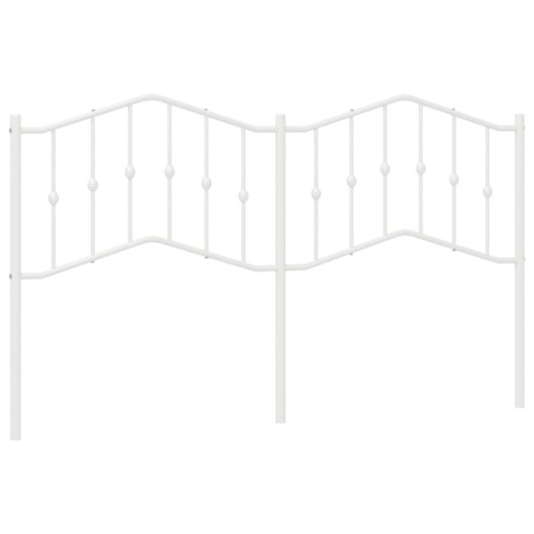 Cabeceira de cama 160 cm metal branco M 2