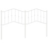 Cabeceira de cama 160 cm metal branco 2