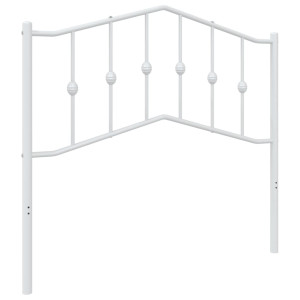 Cabeceira de cama 100 cm metal branco H