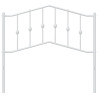 Cabecero de metal blanco 100 cm 3