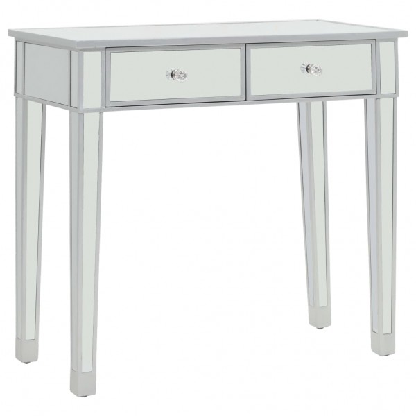 Toucador e banco em vidro espelhado MDF e vidro M 5