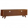 Mueble para TV de madera maciza reciclada 140x30x40 cm 4