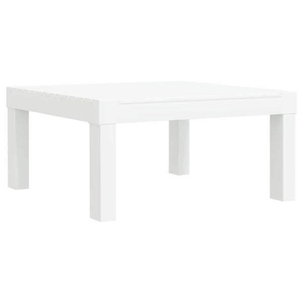 Tumbona con cojines PP blanco M 4