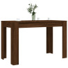 Mesa de comedor madera de ingeniería marrón roble 120x60x76 cm 3