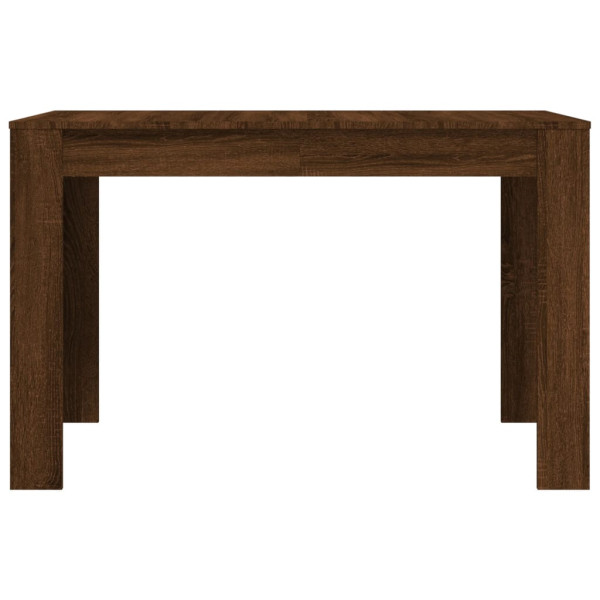 Mesa de comedor madera de ingeniería marrón roble 120x60x76 cm M 4