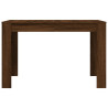 Mesa de comedor madera de ingeniería marrón roble 120x60x76 cm 4