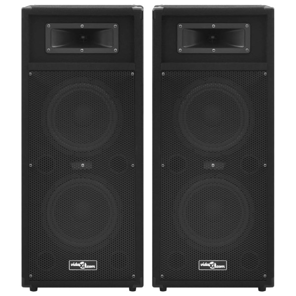 Colunas de palco Hifi profissionais passivas 2 pcs 1000 W preto M 3
