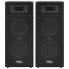 Colunas de palco Hifi profissionais passivas 2 pcs 1000 W preto 3