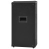 Coluna palco Hifi profissional passiva 1000 W 37x37x64 cm preto 4