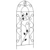 Soporte para plantas trepadoras 3 uds hierro negro 40x100 cm 2