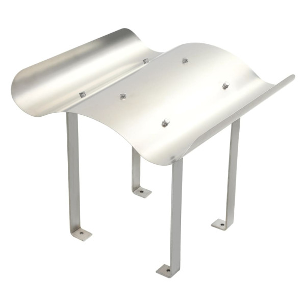 Sombrerete de chimenea de acero inoxidable plateado M 3