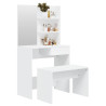 Conjunto toucador 74.5x40x141 cm branco 3