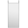 Espejo de puerta cristal y aluminio negro 40x100 cm 2