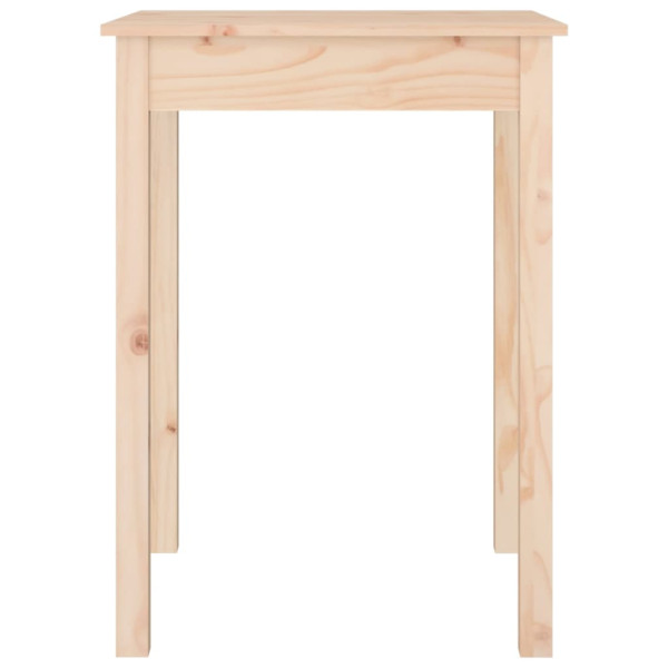 Mesa de comedor madera maciza de pino 55x55x75 cm M 4