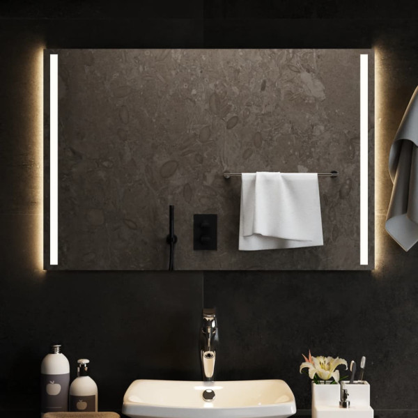 Espejo de baño con LED 90x60 cm D