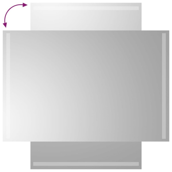 Espelho de banheiro com LED 60x90 cm M 4