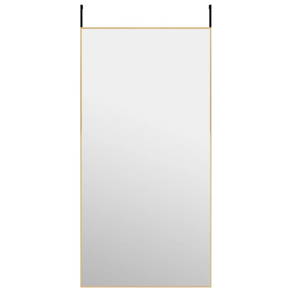 Espejo de puerta cristal y aluminio dorado 50x100 cm M 2