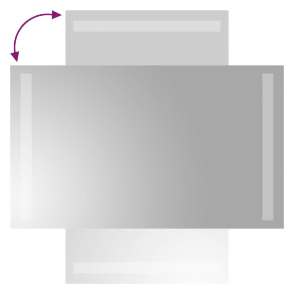 Espejo de baño con LED 30x50 cm M 4