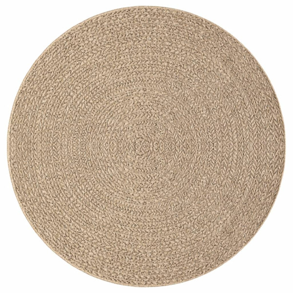 Alfombra con aspecto de yute interior y exterior 160 cm M 3