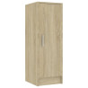 Mueble zapatero de aglomerado roble Sonoma 32x35x92 cm 5