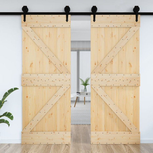 Puerta NARVIK madera maciza pino 95x210 cm M 3