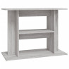 Soporte para acuario madera ingeniería gris Sonoma 80x35x60 cm 2
