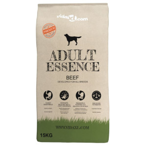 Comida seca para perro premiumd Adult Essence Beef 15 kg H