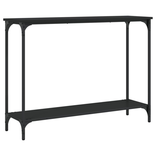 Mesa consola 101x30.5x75 cm derivados de madeira preto M 2