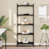 Librería de 5 estantes madera de ingeniería negro 60x30x154 cm 1