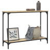 Mesa consola 101x30.5x75cm derivados de madeira carvalho sonoma 3