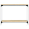 Mesa consola 101x30.5x75cm derivados de madeira carvalho sonoma 4